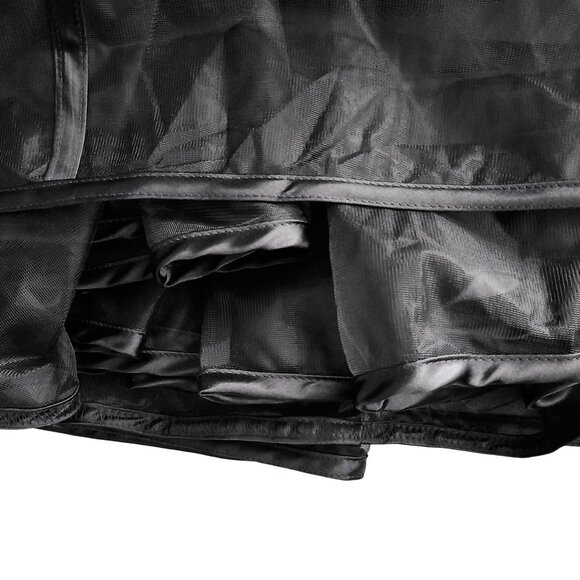 CATHERINE COATNEY ~ Black Mesh Hi-Waist Maxi Skirt ~ XL ~ RARE ~ EUC - Picture 8 of 14